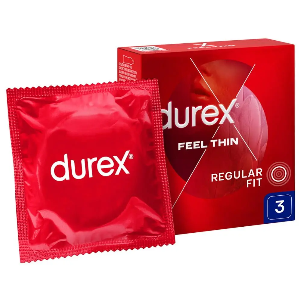 Kondom Durex Feel Thin Classic 3 ks