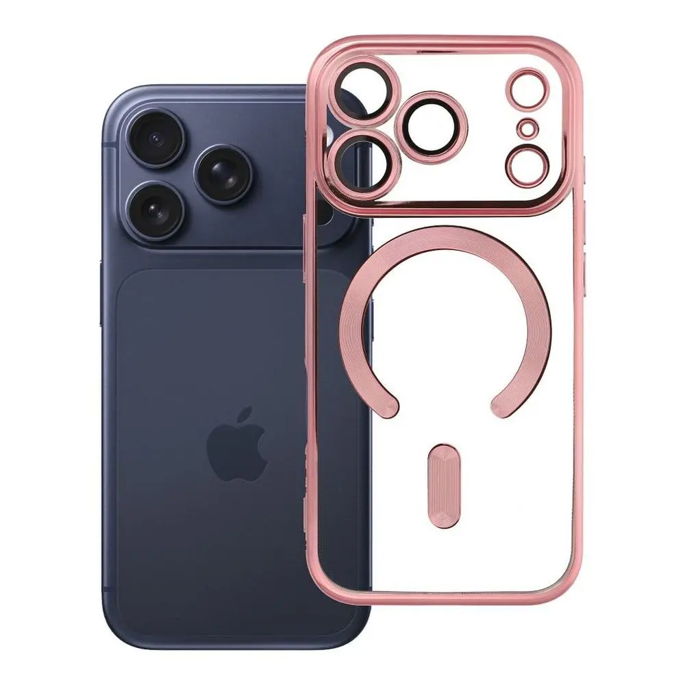 Electro Mag Cover s MagSafe, iPhone 17 Pro / 18 Pro, rosegold
