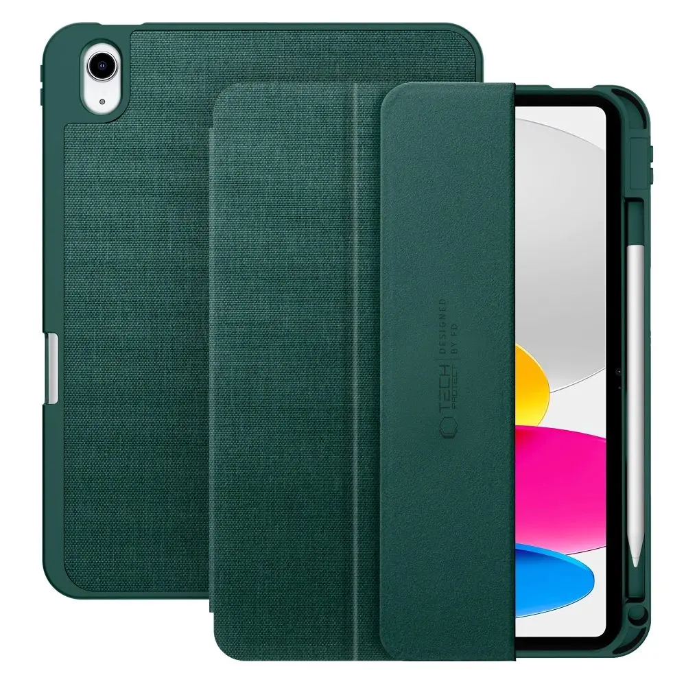Pouzdro Tech-Protect SC Pen Canvas, iPad 10.9” 10 / 2022 / 11“ 11 / 2025, zelené