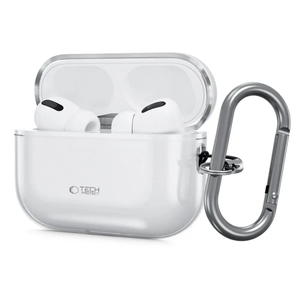 Tech-Protect FlexAir pouzdro, Apple AirPods Pro 3, průhledné