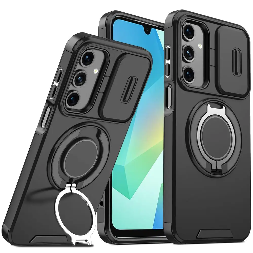Camslide Stand obal, Samsung Galaxy A16, černý