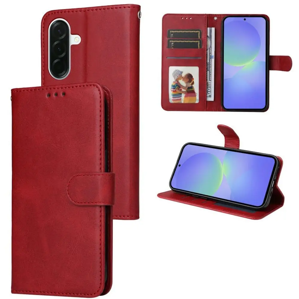 Magnet Case, Samsung Galaxy A37, červený