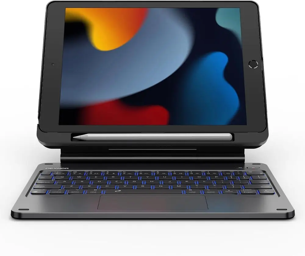 Dexnor magnetické pouzdro s klávesnicí, iPad 7 / 8 / 9 10.2", černé