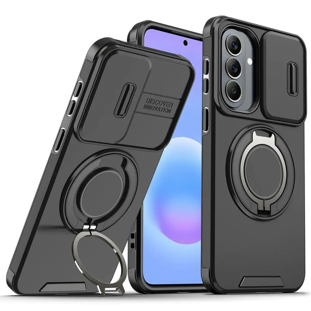 Camslide Stand obal, Samsung Galaxy A57, černý