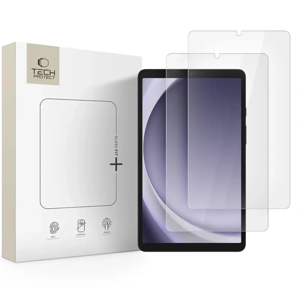 Tech-Protect Tvrzené sklo Glass Fit+, Samsung Galaxy Tab A9 / A11 8.7 X110 / X115 / X133 / X135, 2 kusy