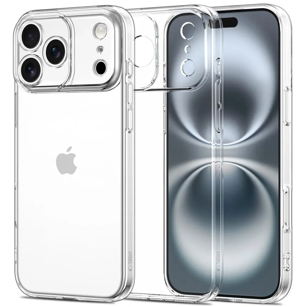 Tech-Protect Flexair iPhone 17 Pro Max, průhledný