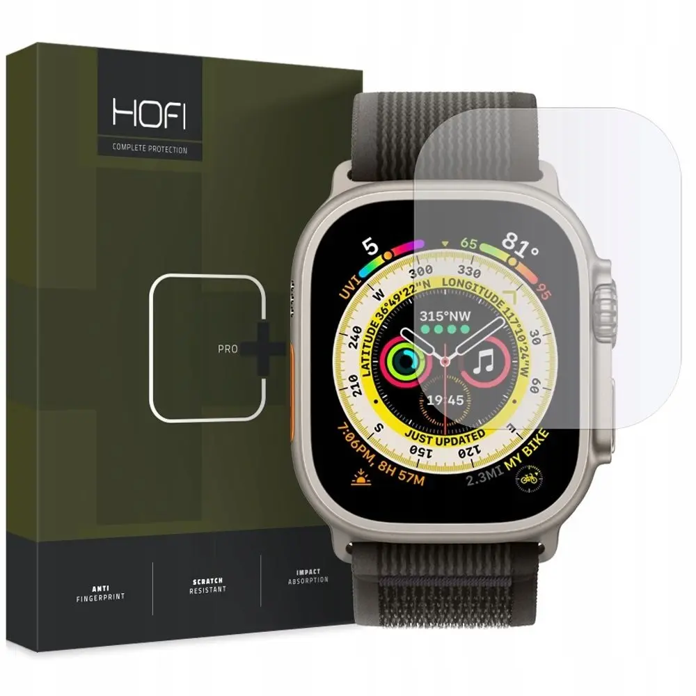 Hofi Pro+ Tvrzené sklo, Apple Watch Ultra 1 / 2 / 3, 49 mm
