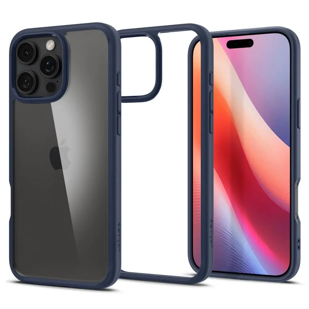 Spigen Ultra Hybrid iPhone 16 Pro námořnická modrá