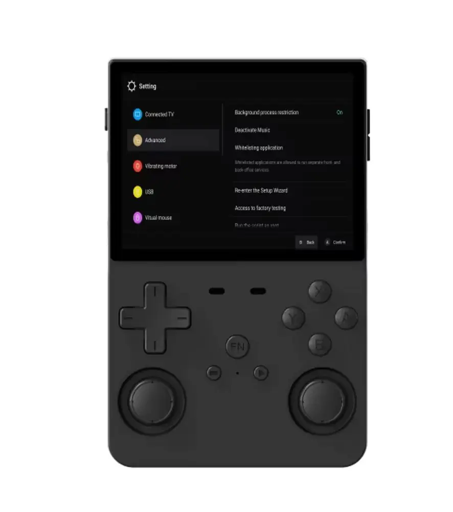 XGO L35 Přenosná herní konzole s 3,5" HD displejem, šedá
