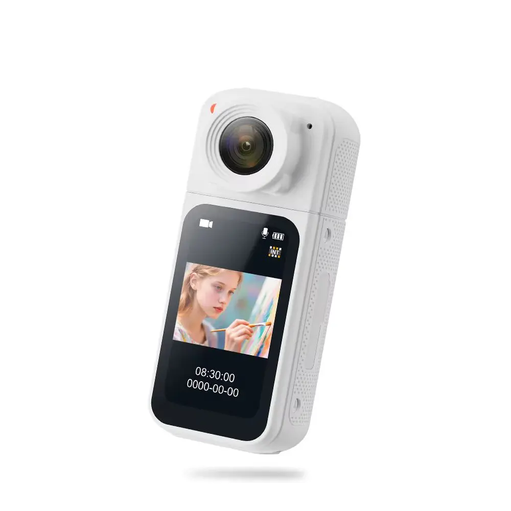 S83 Mini magnetická kamera 1080P, 180° rotace, ultra kompaktní, bílá