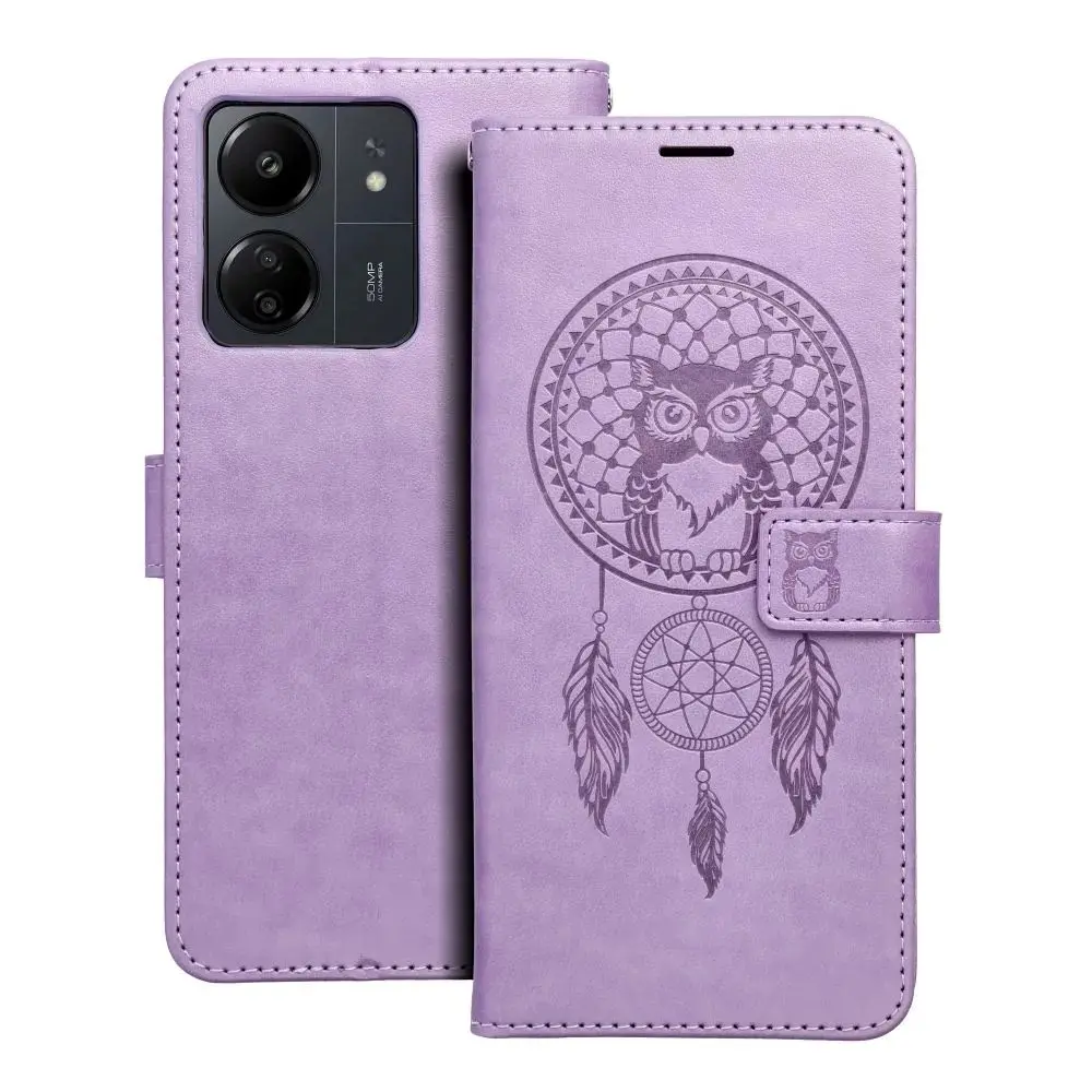 Mezzo pouzdro, Xiaomi Redmi 13C, vzor 1, fialový