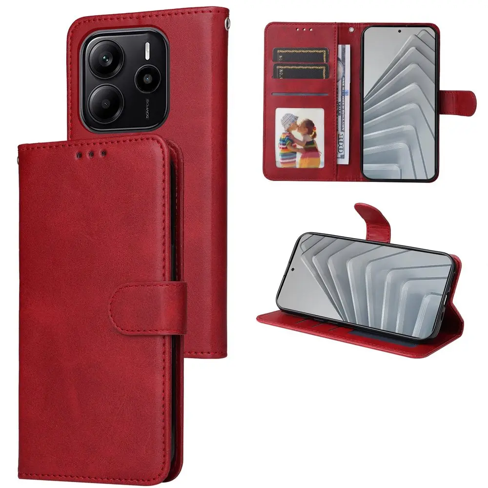 Magnet Case, Xiaomi Redmi Note 14 4G, červený
