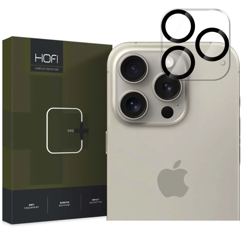 Hofi Cam Pro+ kryt fotoaparátu, iPhone 16 Pro / 16 Pro Max, průhledný