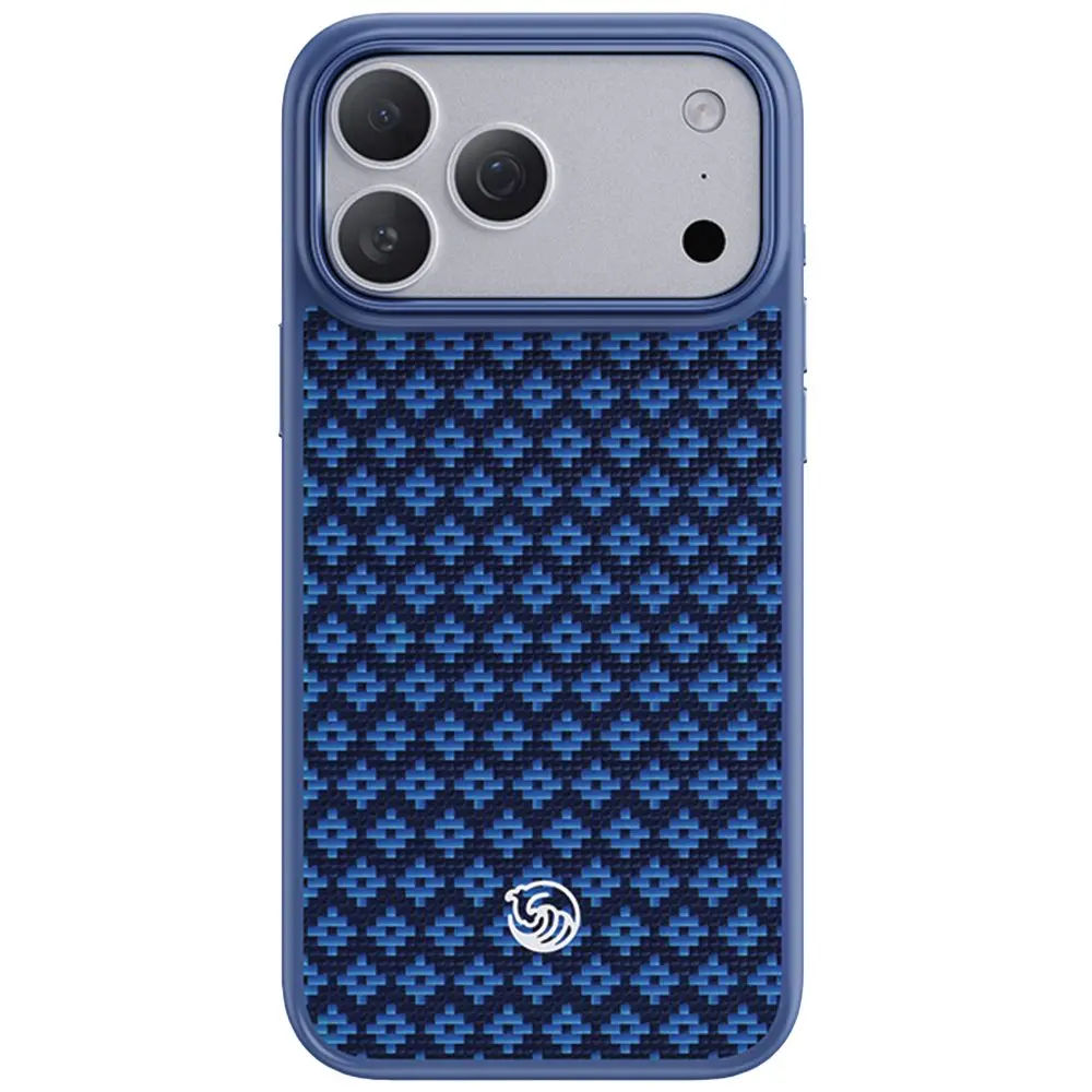 Benks Magnetic Armor Pro Armor Grid Kevlar obal Metal Frame, iPhone 17 Pro Max / 18 Pro Max, modrý