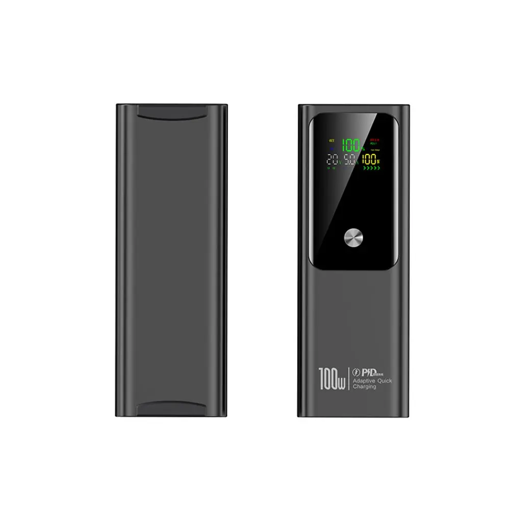 Kompaktní powerbanka pro rychlé nabíjení notebooků, 100W, 20 000 mAh, černá