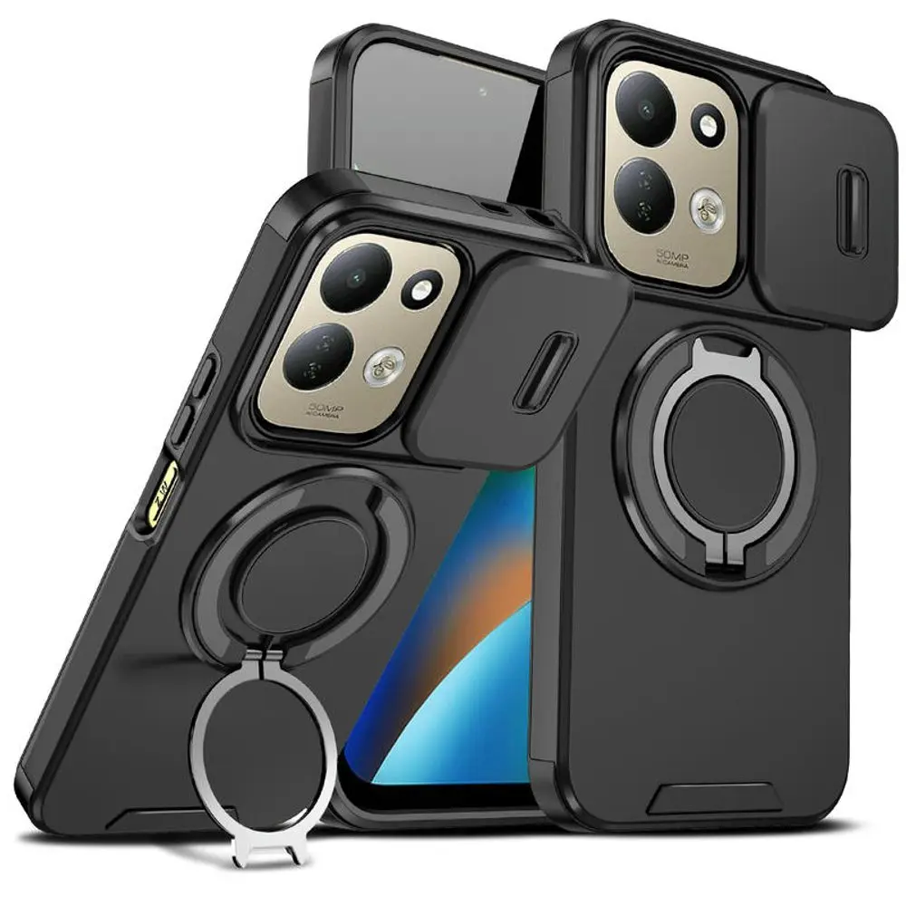 Camslide Stand obal, Xiaomi Redmi 17, černý