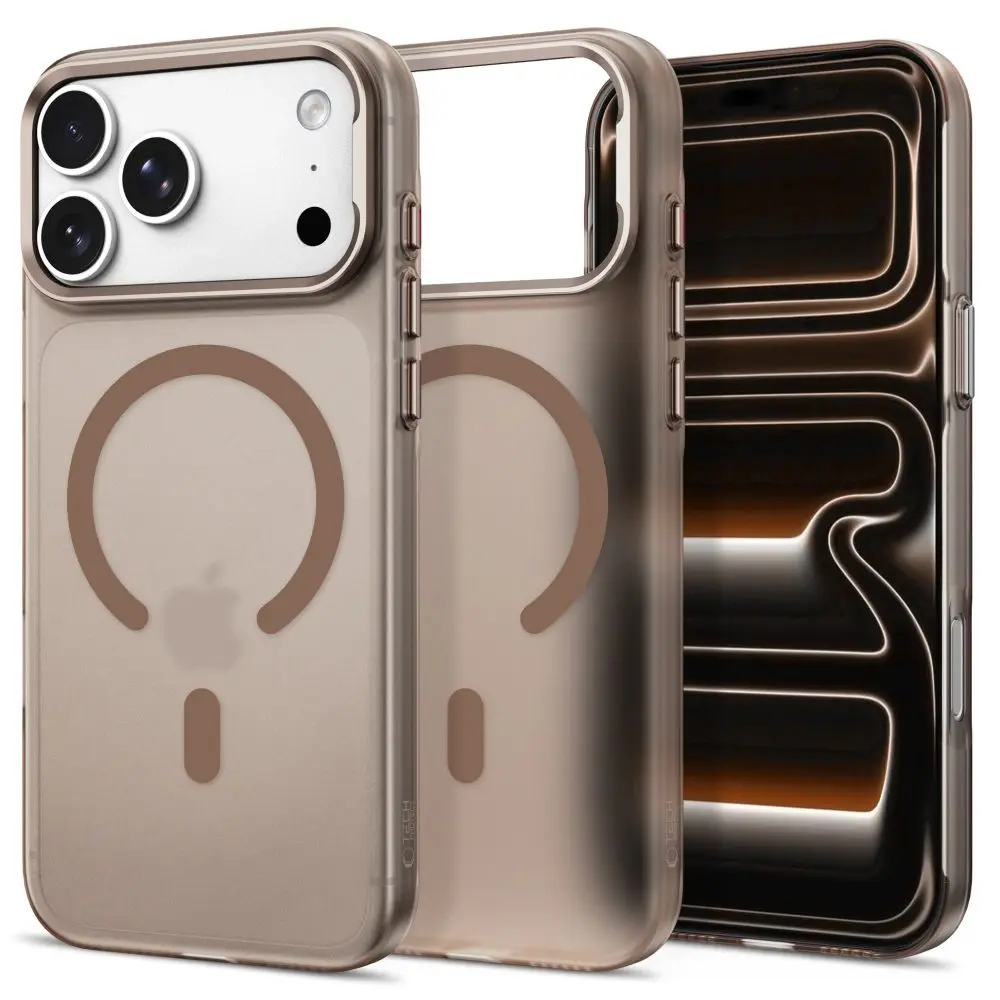 Tech-Protect MagZero MagSafe, iPhone 17 Pro / 18 Pro, matná pouštní zlatá