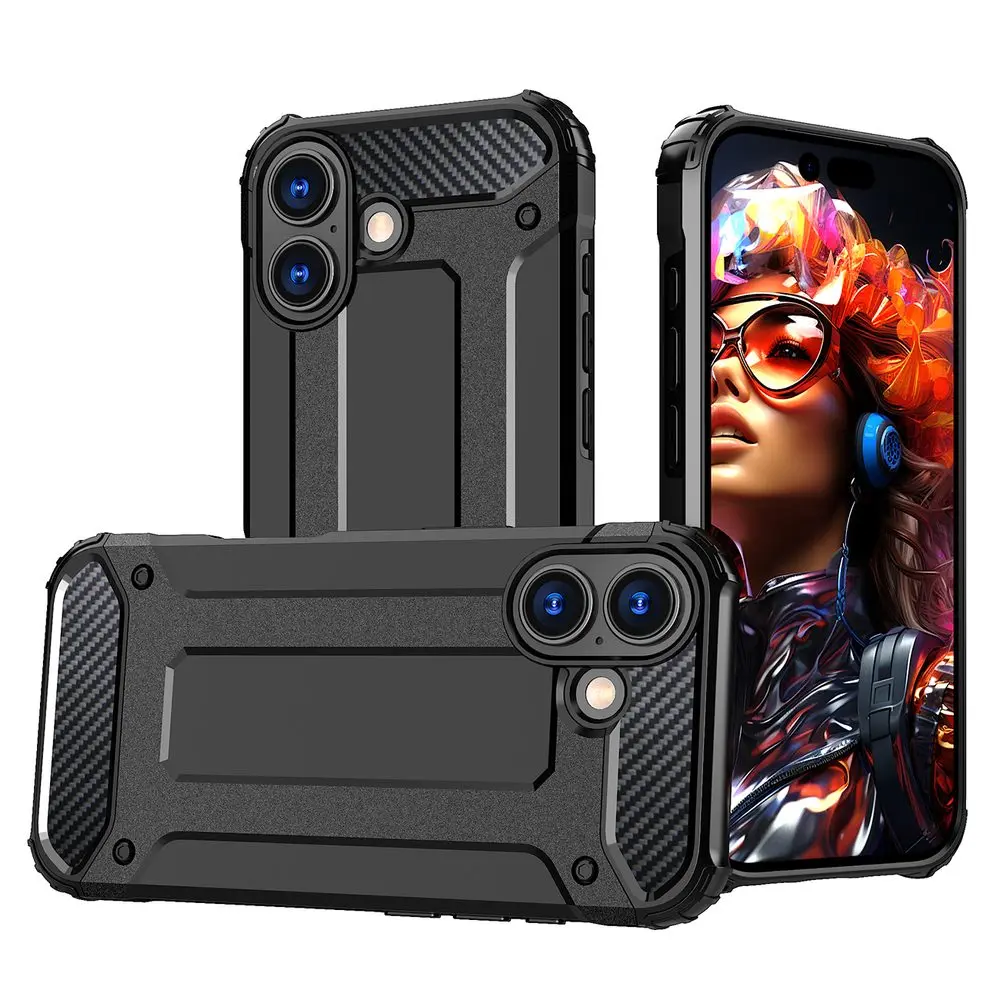 Hybrid Armor iPhone 17, černé