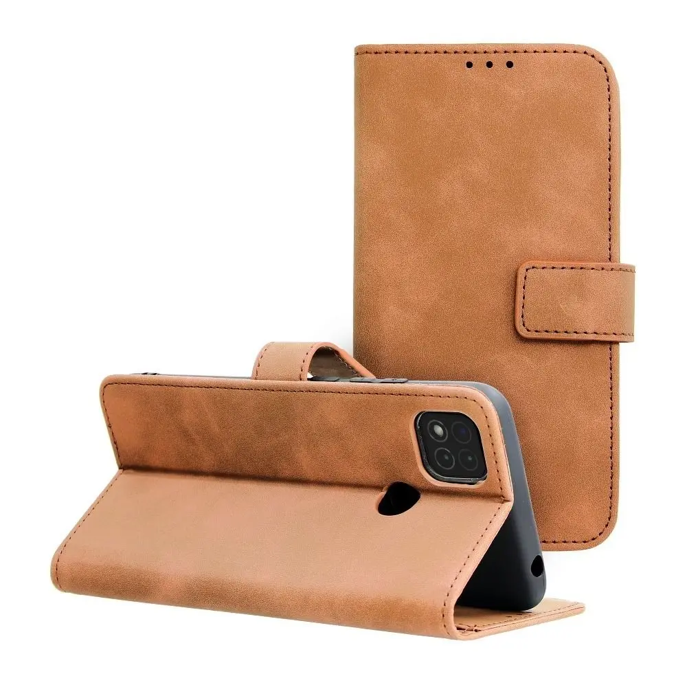 Tender pouzdro, Xiaomi Redmi 9C / 9C NFC, hnědé