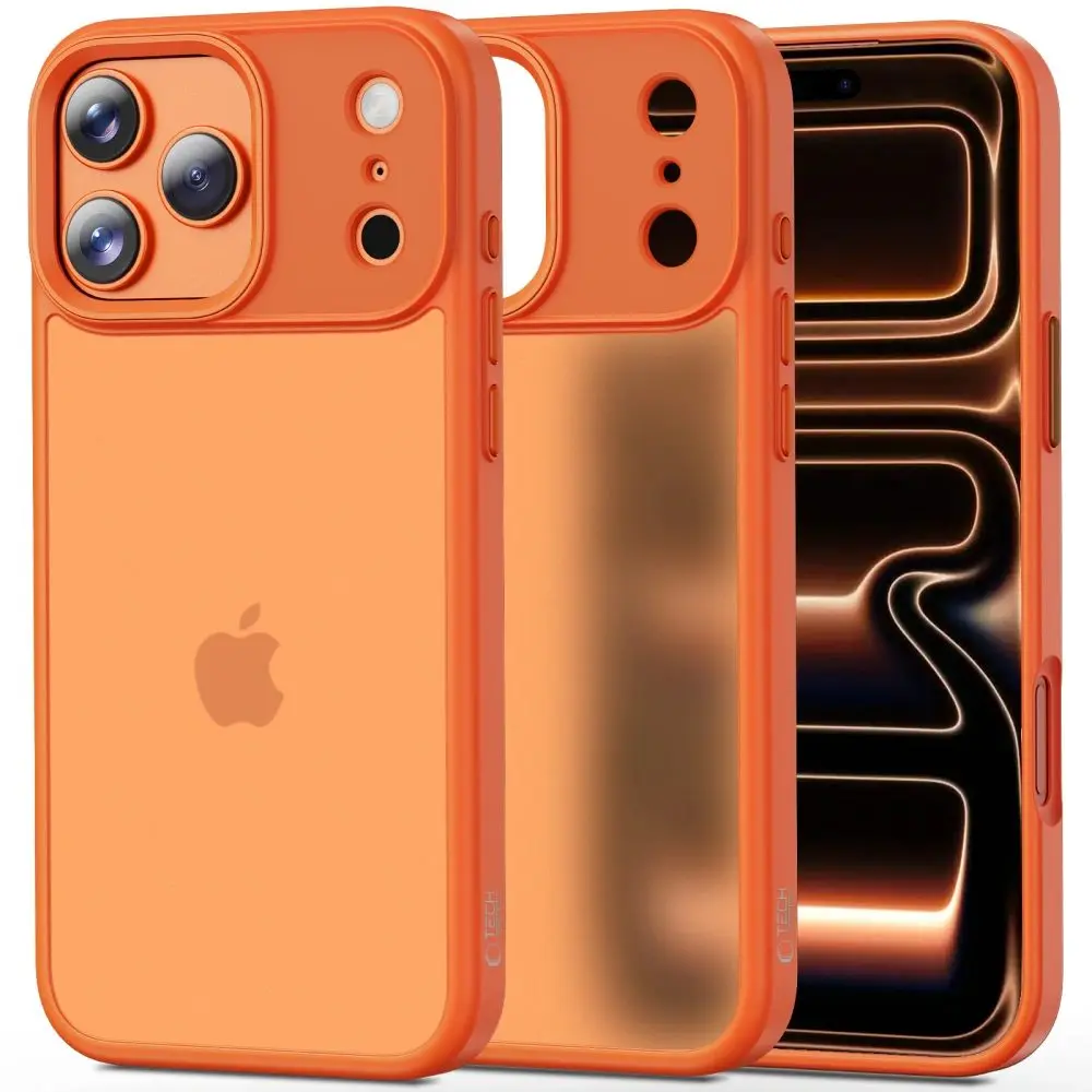 Tech-Protect MagMat, iPhone 17 Pro Max, matte orange