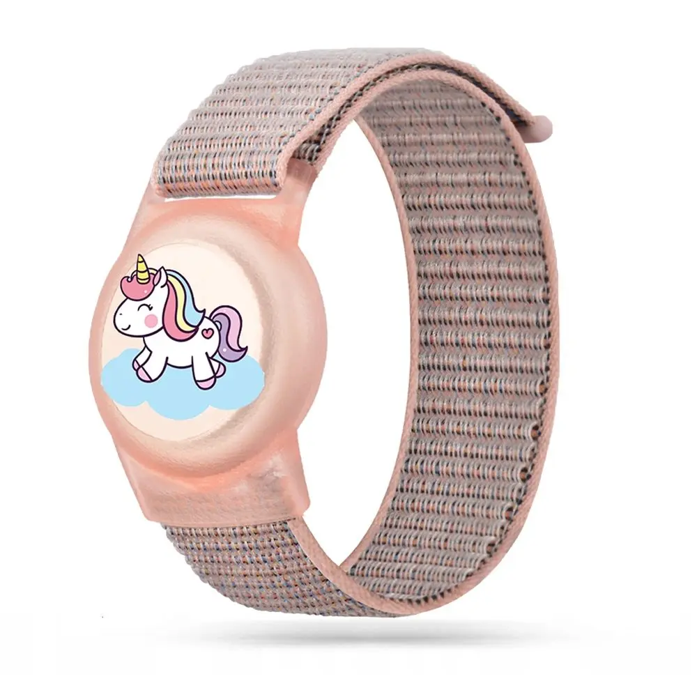 Tech-Protect Nylonový pásek pro děti, Apple AirTag 1 / 2, magic pony