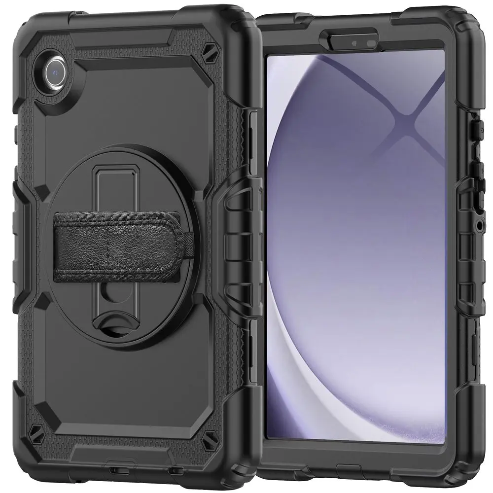JP Solid360 obal na tablet, Samsung Tab A9 / A11 8.7" X110 / X115 / X133 / X135, černý