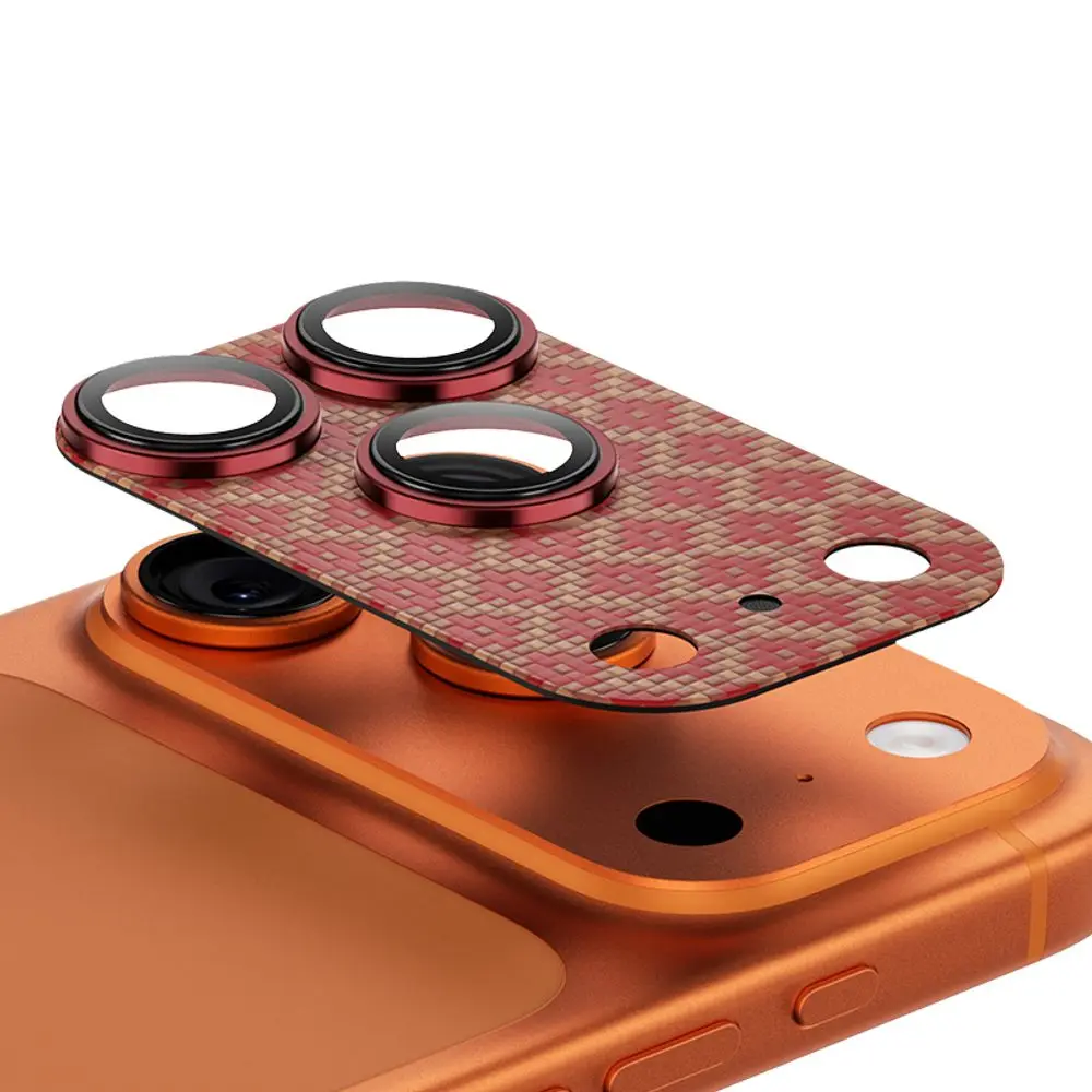 Tvrzené sklo Benks Armor Warrior Lens (OR70) pro iPhone 17 Pro Max ArmorGrid orange