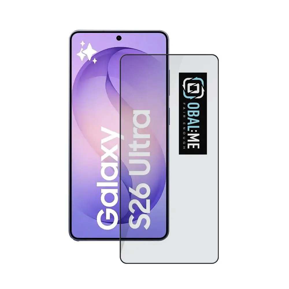 OBAL:ME 5D Tvrzené Sklo pro Samsung Galaxy S26 Ultra, černé
