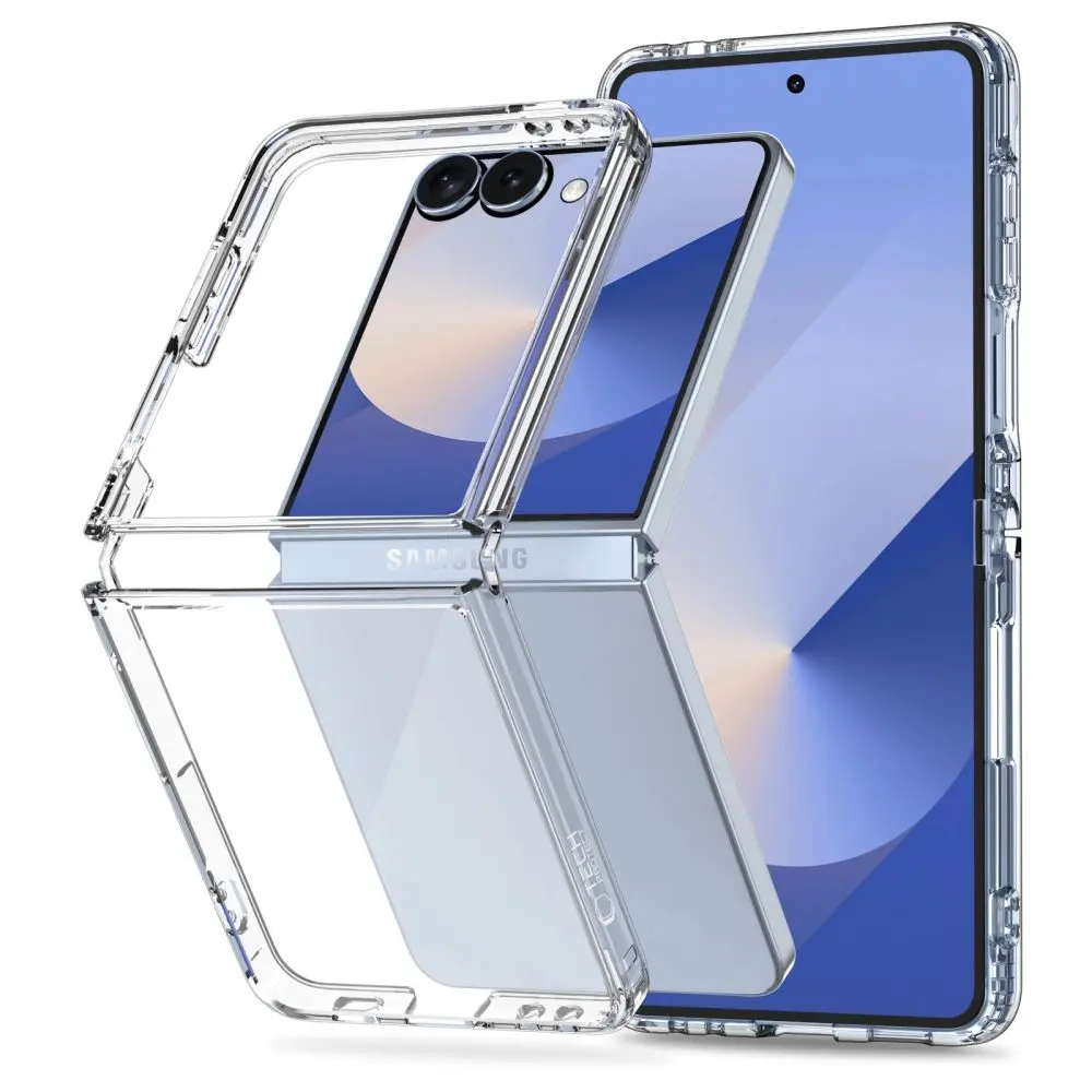 Tech-Protect Flexair Hybrid, Samsung Galaxy Z Flip 7, průhledný