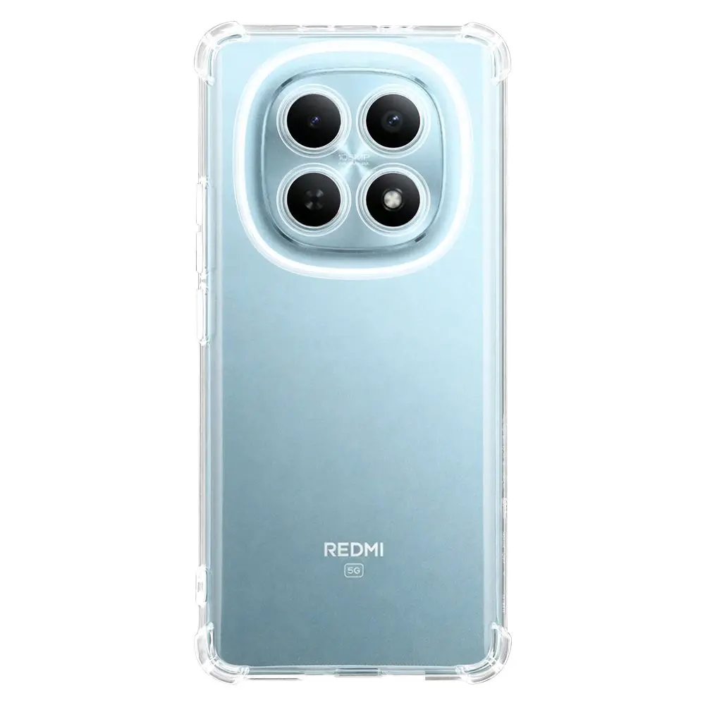 Tactical TPU Plyo kryt, Xiaomi Redmi Note 15 4G / 5G, průhledný