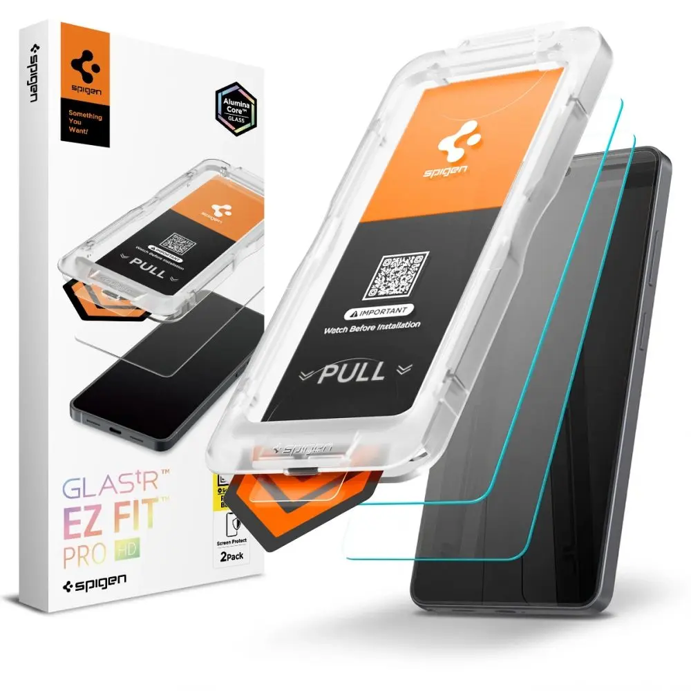 Tvrzené sklo Spigen - (2 pack) Glas.tR EZ-FIT Pro HD (AGL11072) - Samsung Galaxy S26 Ultra čiré