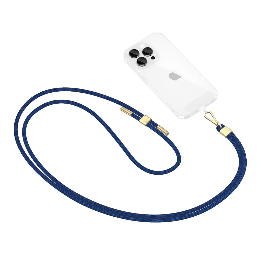 Tech-Protect C2S Crossbody popruh, tmavě modrý / zlatý