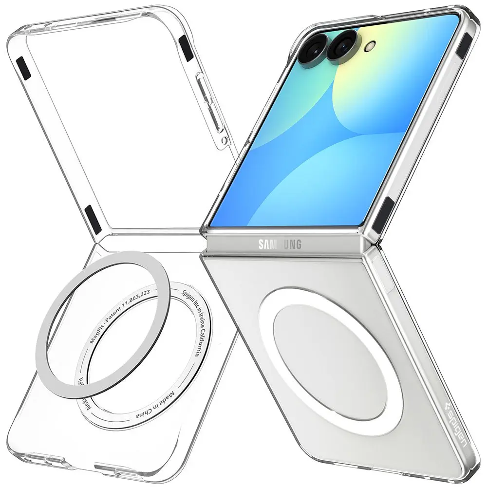 Spigen AirSkin Magsafe, Samsung Galaxy Z Flip 8, průhledný / bílý