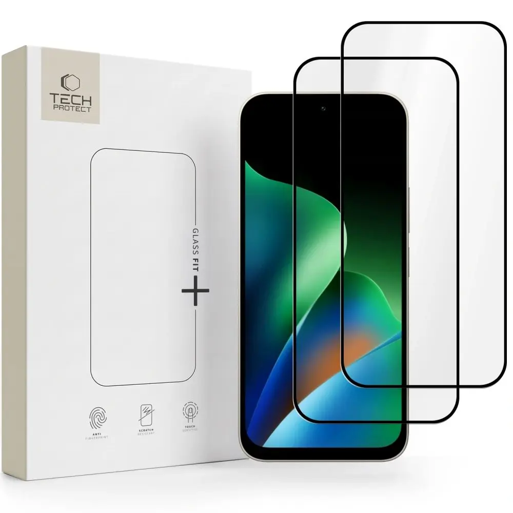 Tech-Protect Tvrzené sklo Fit+ Xiaomi Redmi 17 4G / 5G, černé, 2 kusy