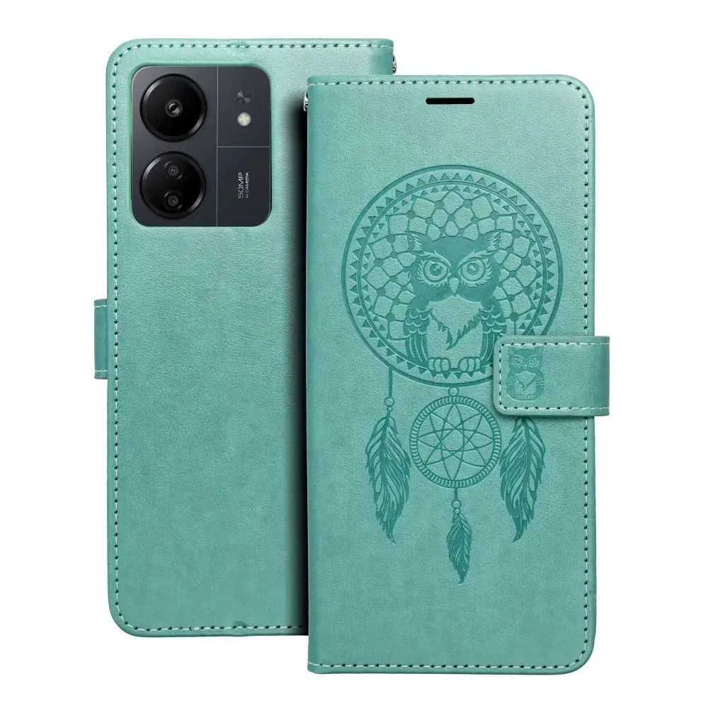 Mezzo pouzdro, Xiaomi Redmi 13C, vzor 1, zelený