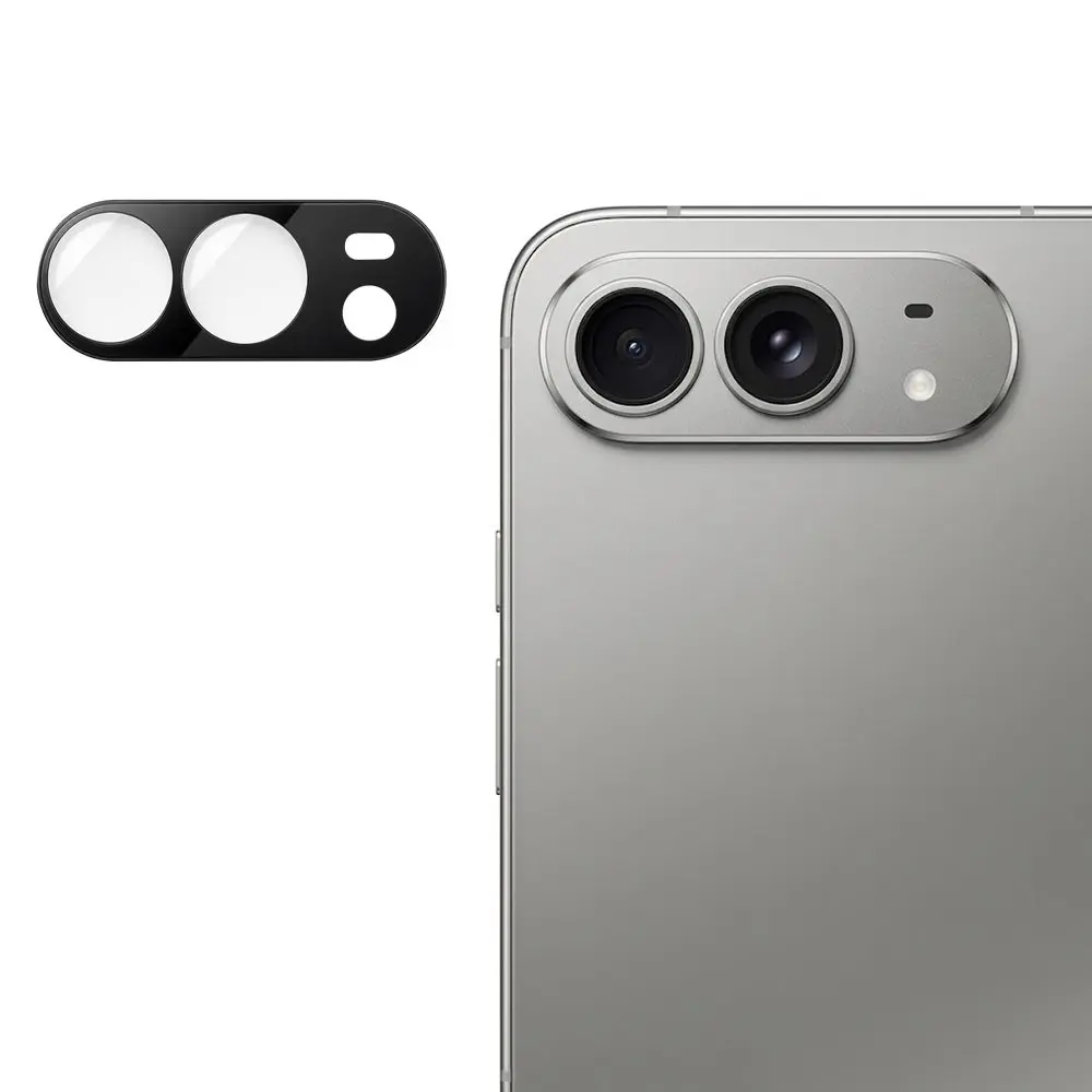 Techsuit sklíčko pro čočku fotoaparátu, iPhone Duo, černé