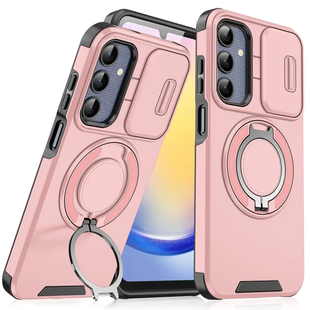 Camslide Stand obal, Samsung Galaxy A25, růžový