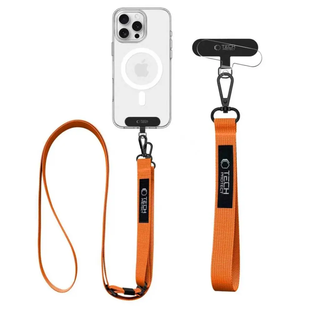 Tech-Protect C6S Crossbody popruh, oranžový