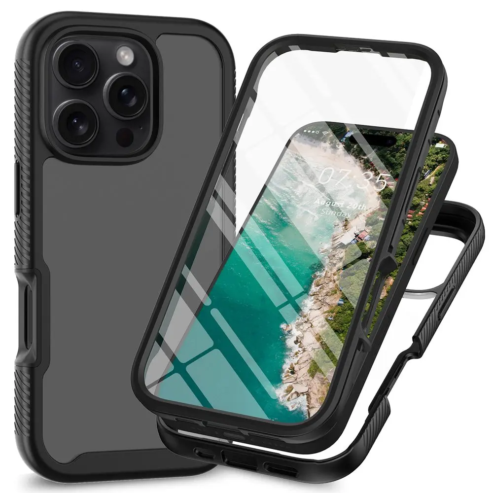 JP Defense360 obal, iPhone 16 Pro Max, černý