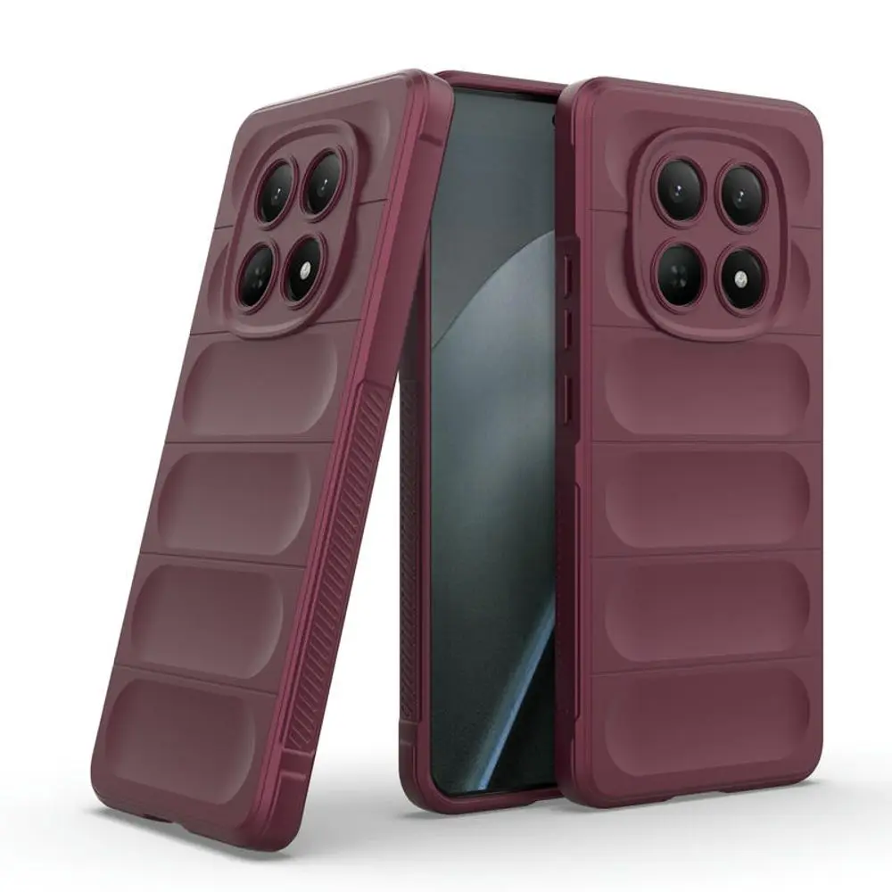 Wency Magic Shield obal, Xiaomi Redmi Note 15 4G, vínový