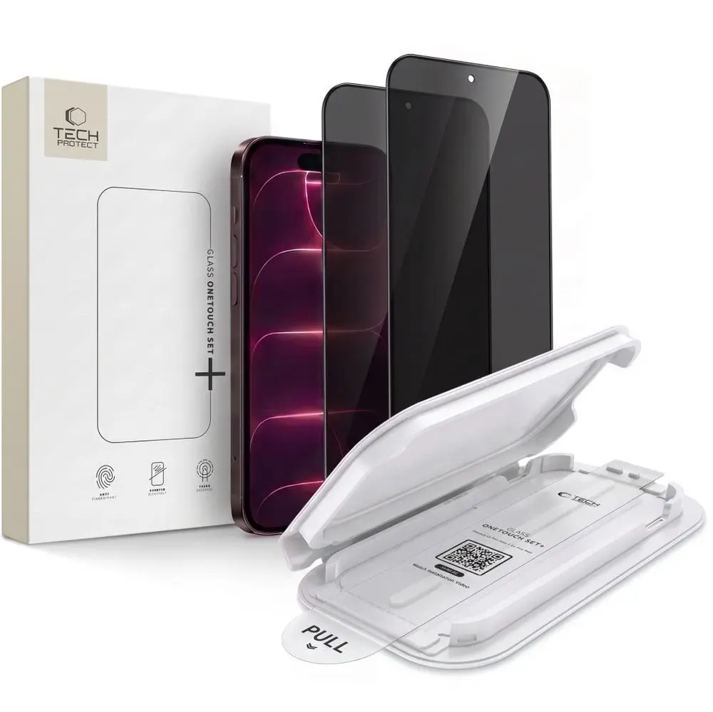 Tech-Protect OneTouch Set+ Privacy 2 Tvrzená skla, iPhone 18 Pro