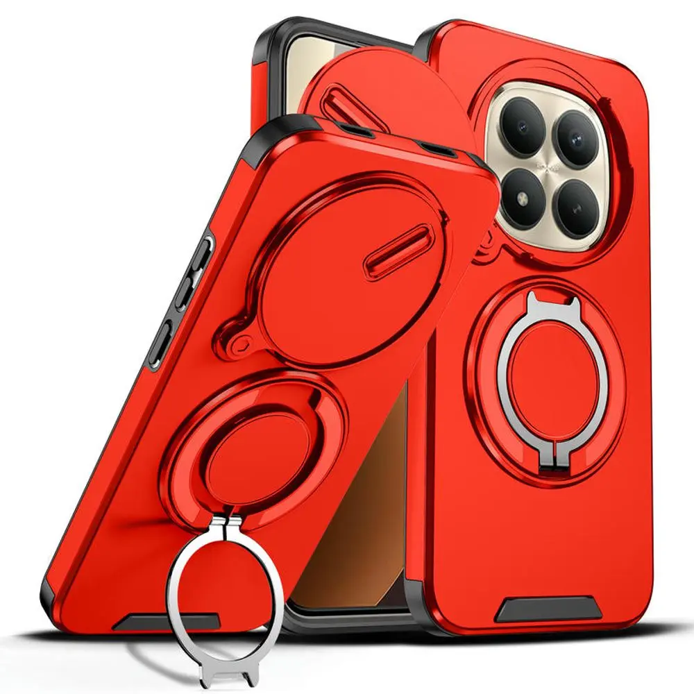 Camslide Stand obal, Xiaomi Redmi Note 15 Pro Plus 5G, červený