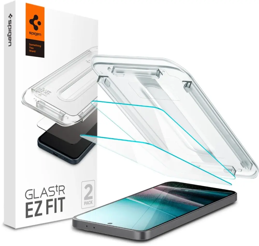 Spigen Glas.tR EZ-FIT (2 ks) Samsung Galaxy A36 5G průhledný