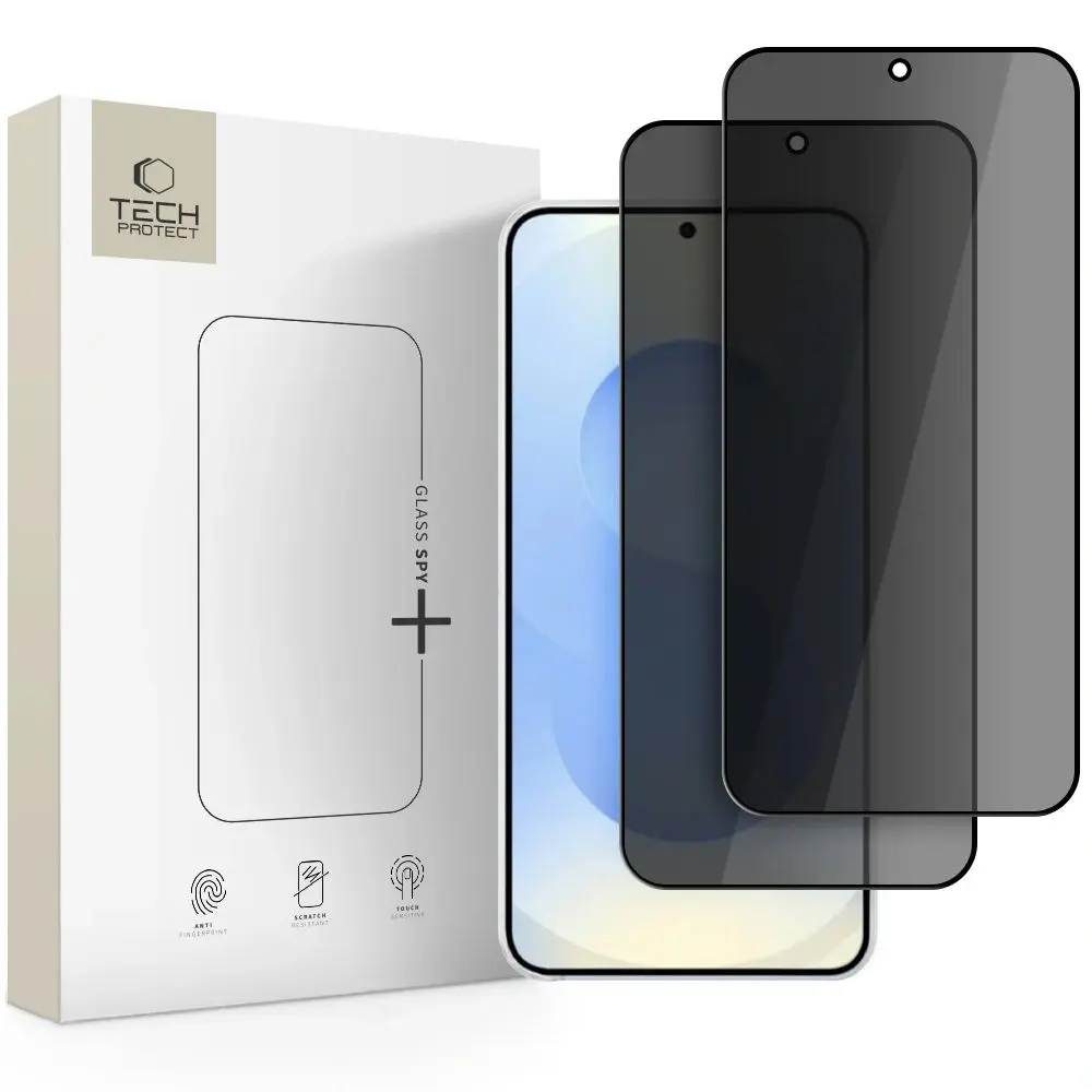 Tech-Protect Tvrzené sklo Privacy, Samsung Galaxy S26, 2 kusy