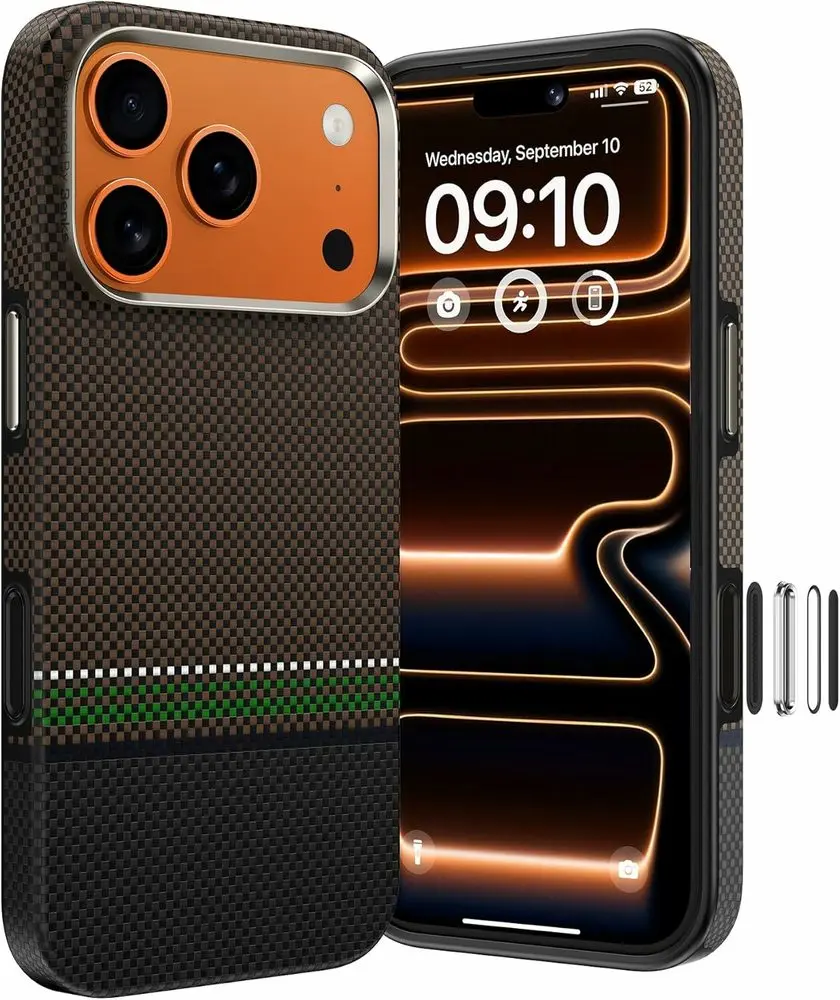 Pouzdro Benks Magnetic Armor Pro Prestige Kevlar 600D (Y070) pro iPhone 17 Pro Max (tlačítko ovládání fotoaparátu)