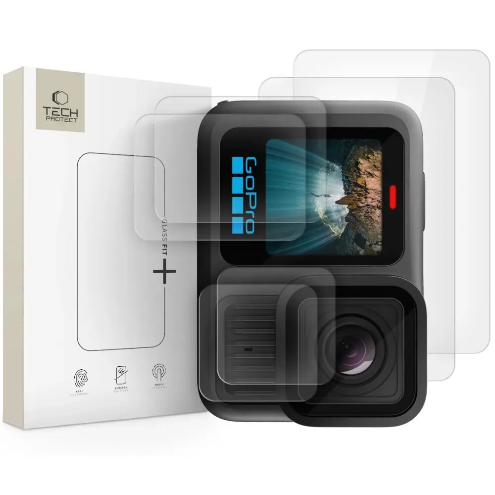 Tech-Protect Tvrzené sklo Glass Fit+, Set GoPro Hero 13, 2 kusy