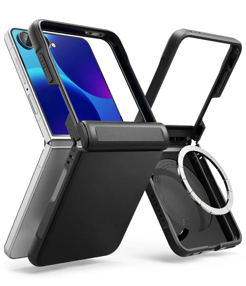 Ringke Onyx Flap Magnetic MagSafe obal, Samsung Galaxy Z Flip 8, černý