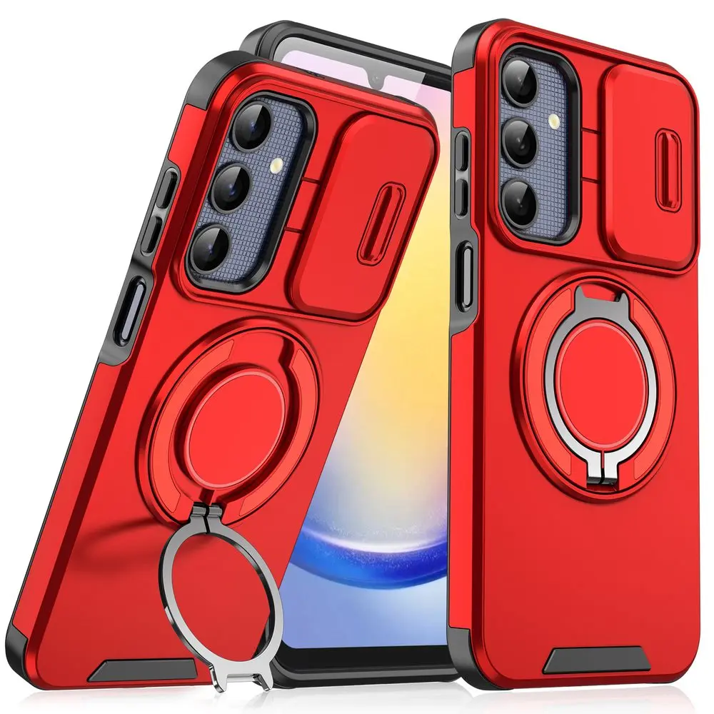 Camslide Stand obal, Samsung Galaxy A23, červený