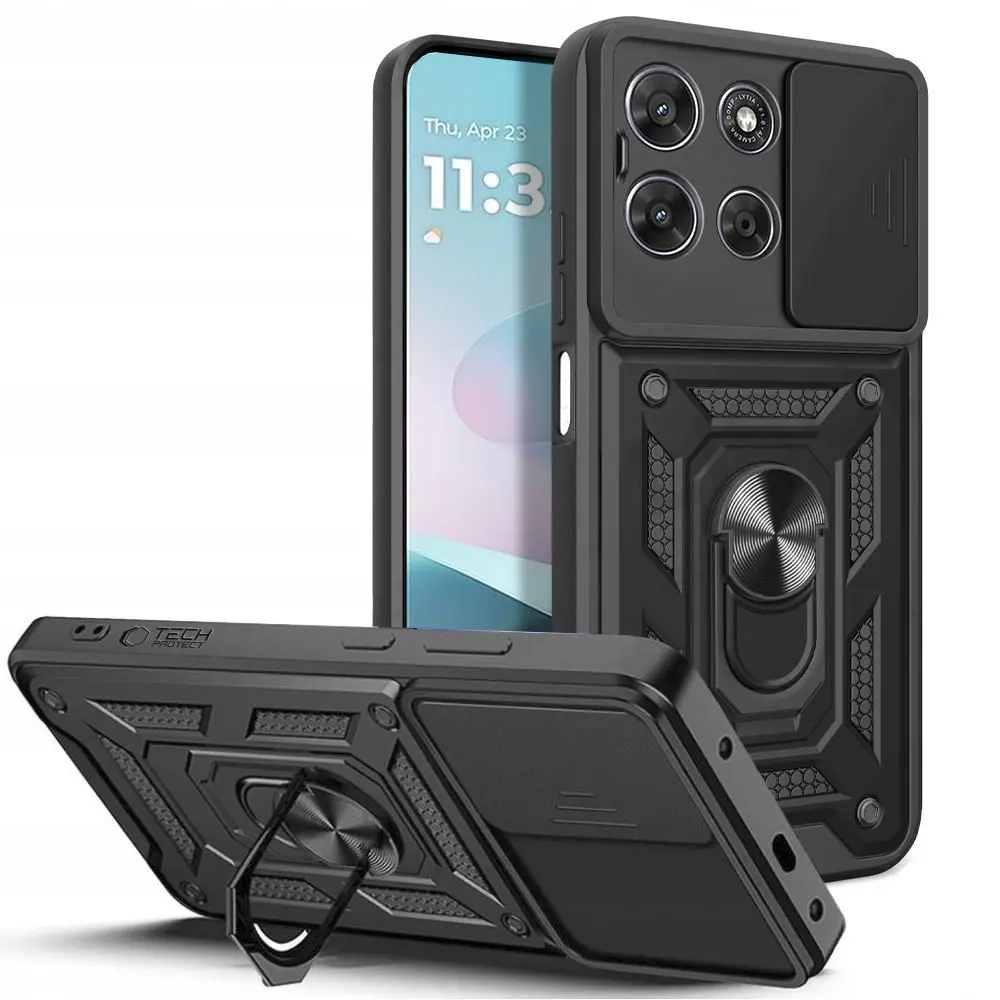 Tech-Protect CamShield Pro Motorola Moto G57 Power / G67 Power, černý