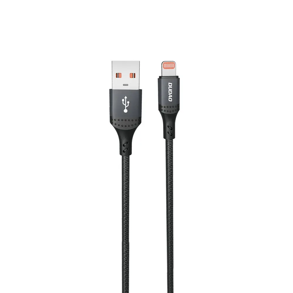 Dudao L3SL kabel USB-A - Lightning, 3A, 30W, 1,2 m, černý